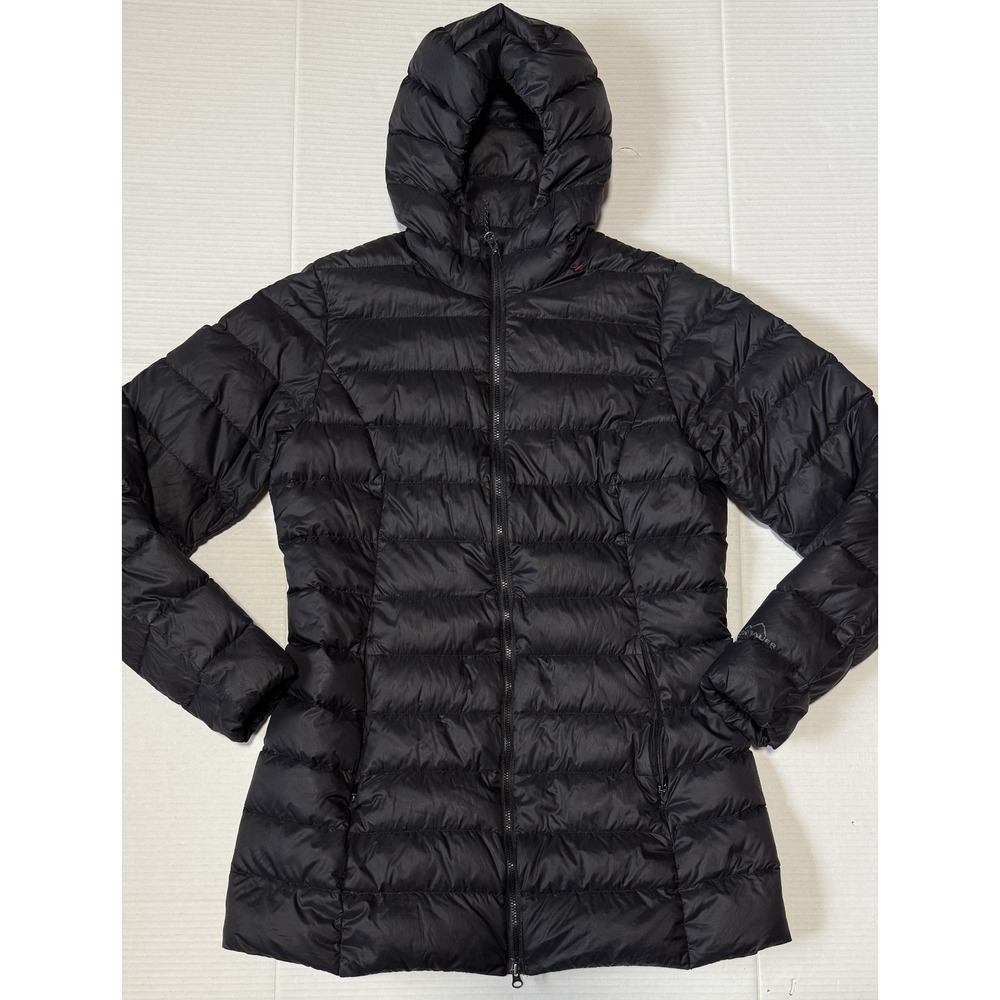 EDDIE BAUER CirrusLite EB650 - Women's Down Hooded Parka Black Jacket - Medium